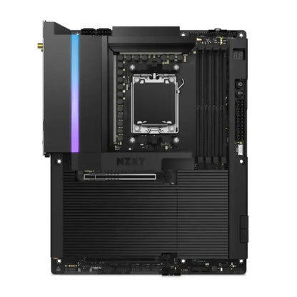 NZXT N9‑X87XT‑B1 AMD X870E ATX DDR5 Gaming Motherboard with Wi‑Fi 7 Full Cover RGB-tpstech.in