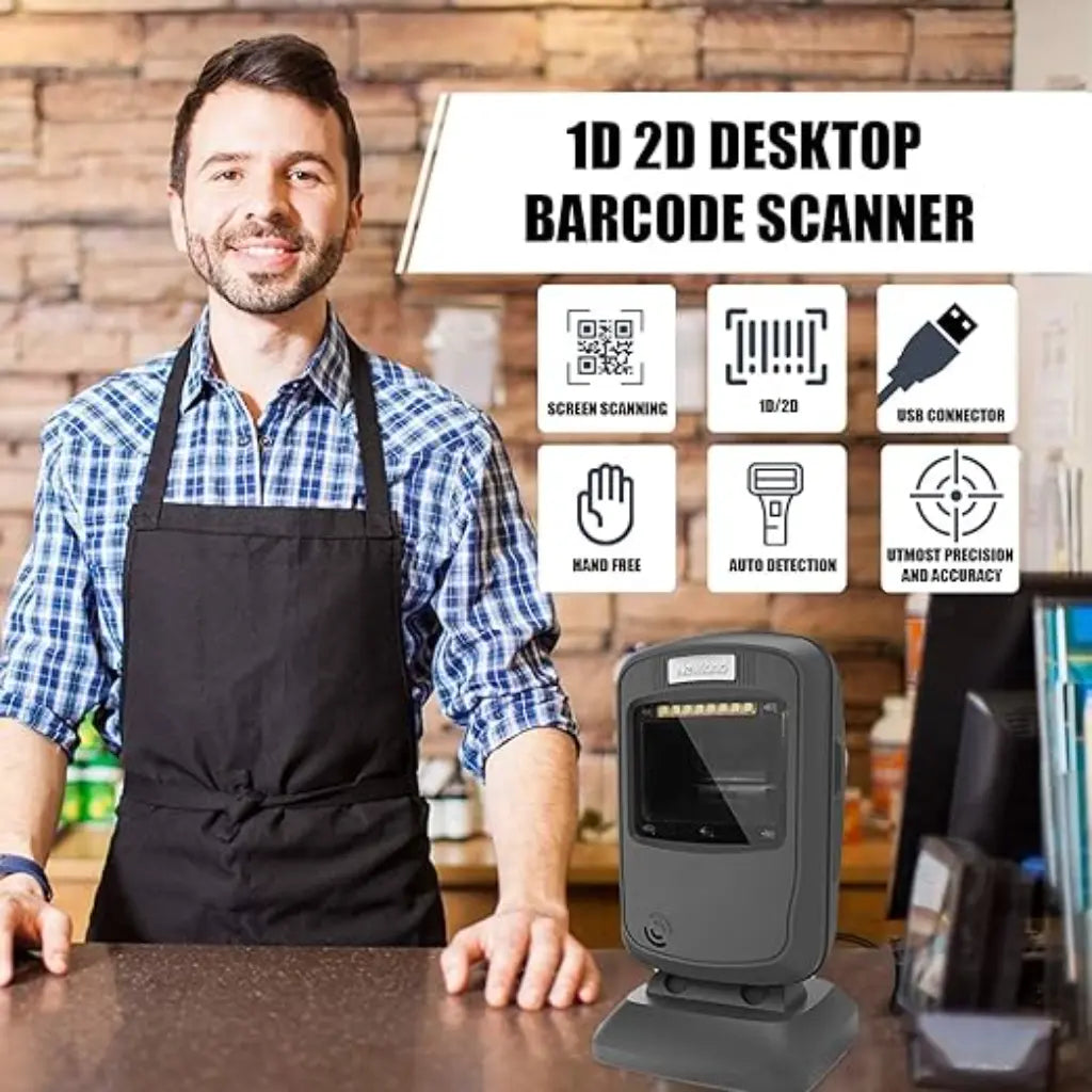 Newland NLS FR4080 20 2D Megapixel Presentation Barcode Scanner-tpstech.in