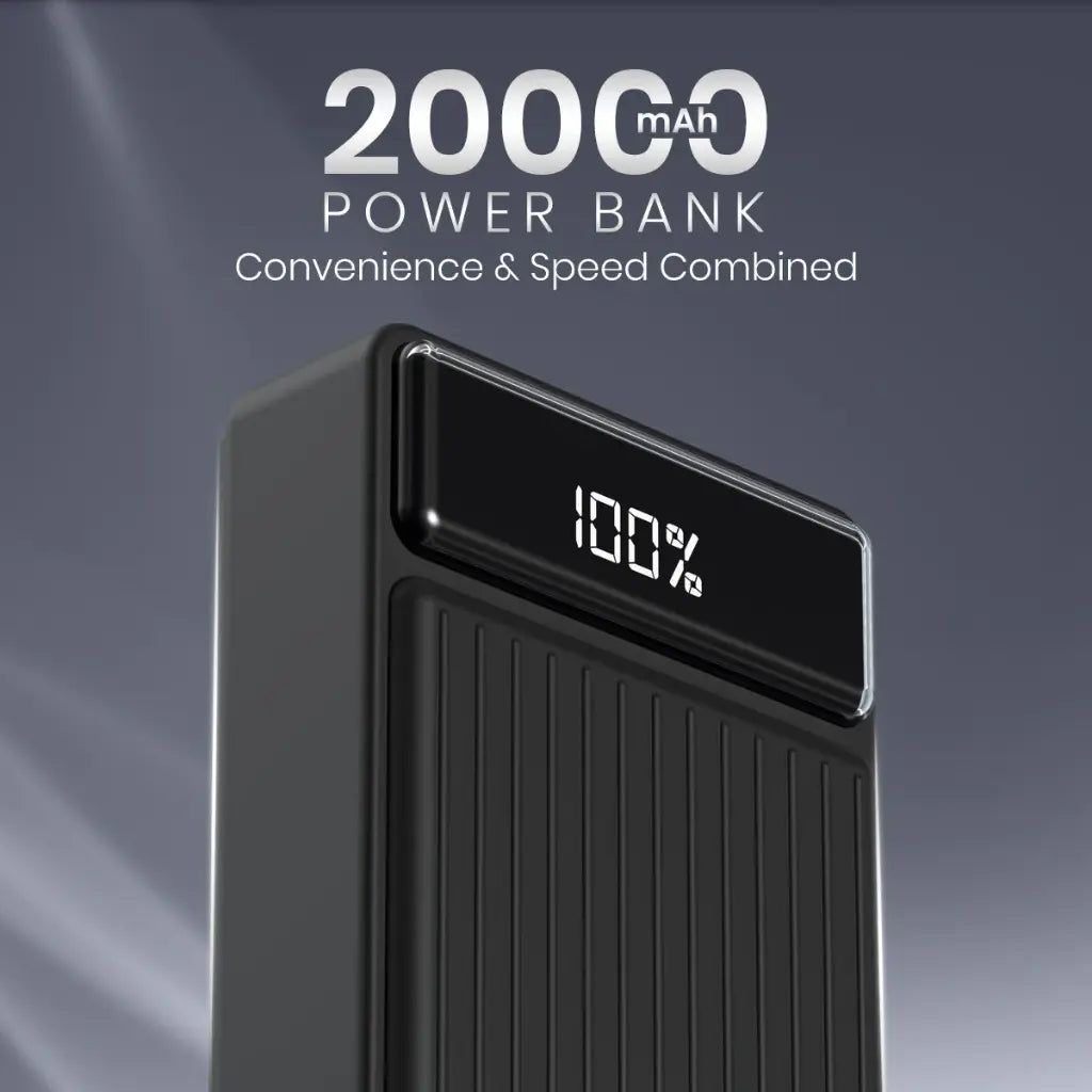 Portronics Luxcell Bind Mini 20K POR 2662 20000mAh Power Bank with 22W Fast Charging-tpstech.in