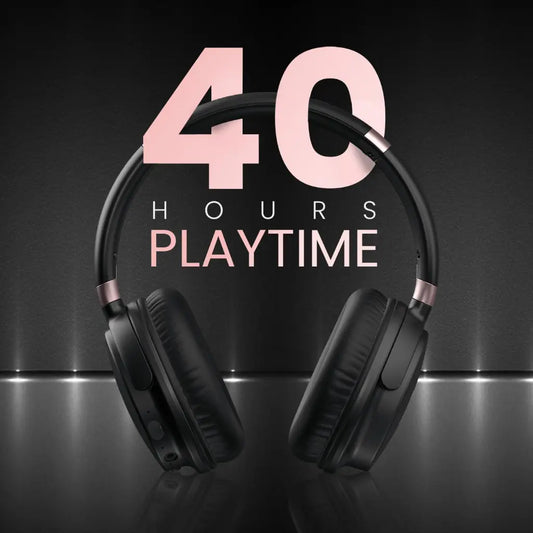Portronics Muffs M3 POR 2574 Over Ear Headphones with ANC 40H Playtime Bluetooth 5.3-tpstech.in