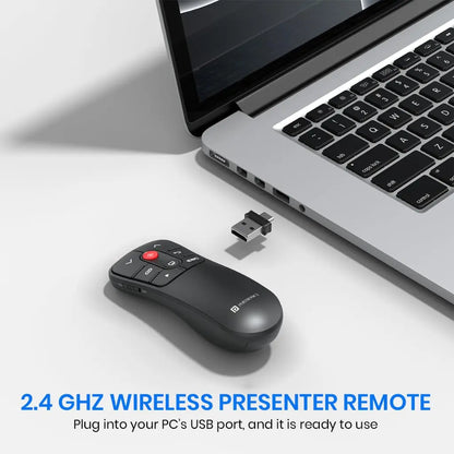 Portronics SlideMate POR 2188 Wireless Presenter Remote with Red Laser-tpstech.in