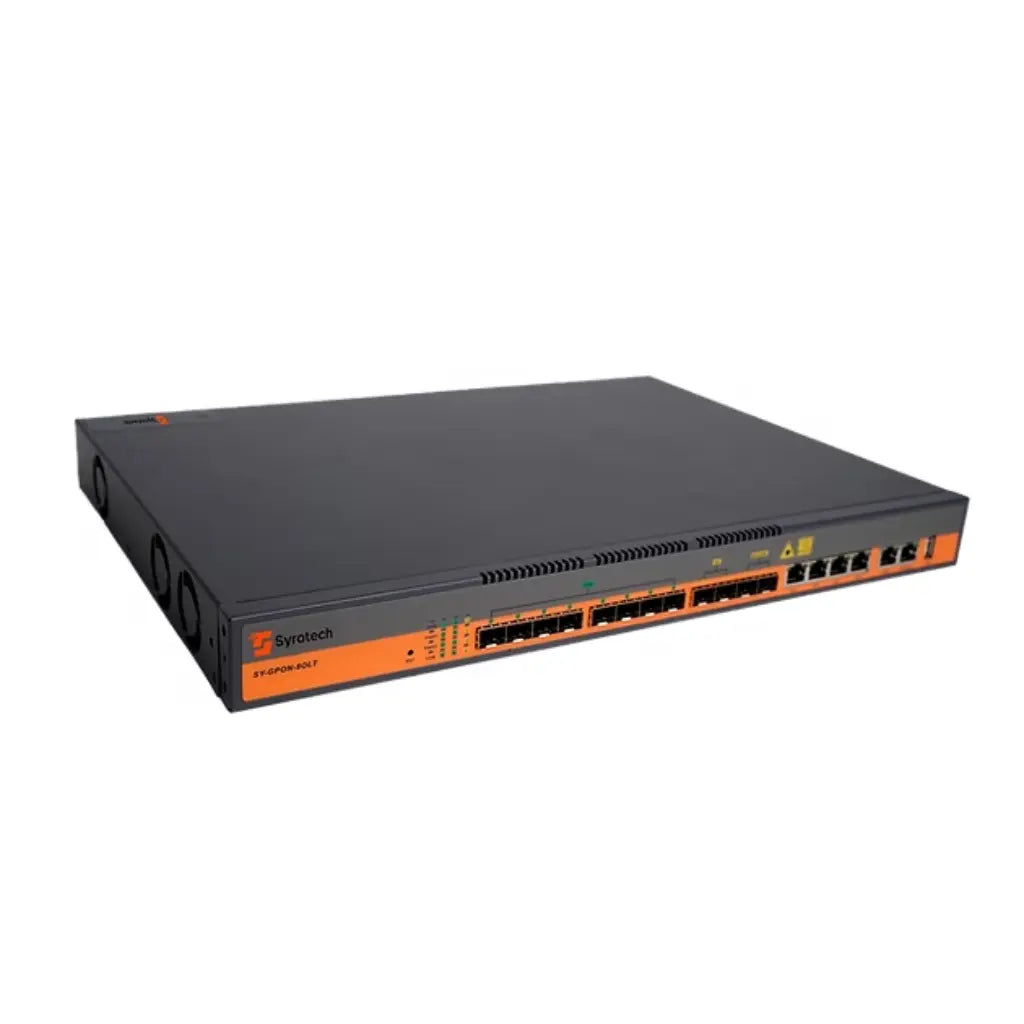SYROTECH GPON OLT 8 Ports SY-GPON-8OLT Rack Mount with CTC2.0 Support-tpstech.in