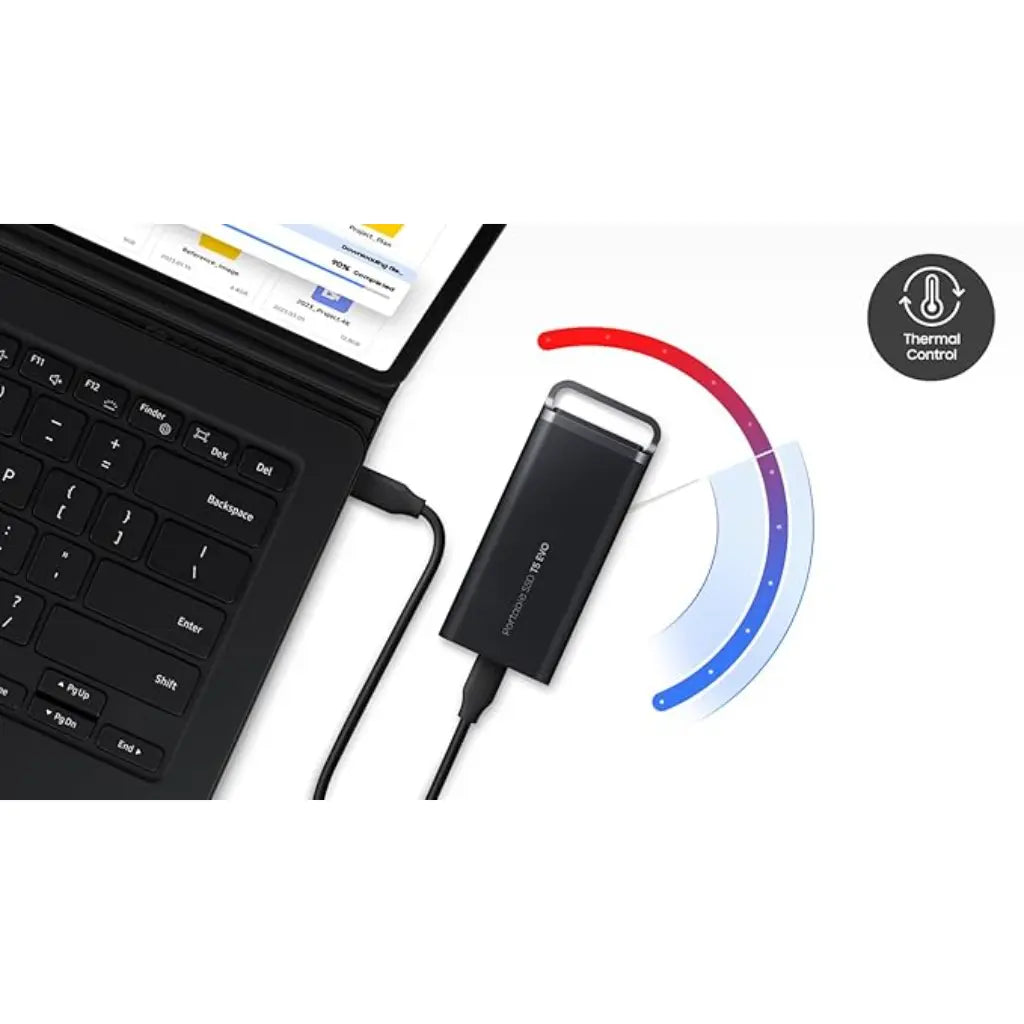 Samsung T5 EVO 8TB USB 3.2 Gen 1 Portable External SSD-tpstech.in