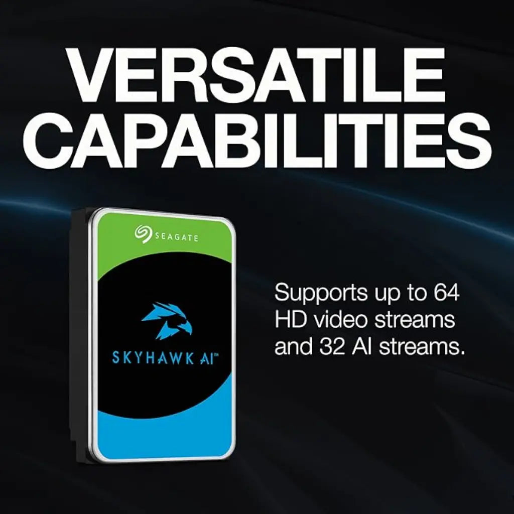 Seagate SkyHawk AI 12TB SATA 6Gb/s 7200RPM Video Internal Hard Disk Drive-tpstech.in