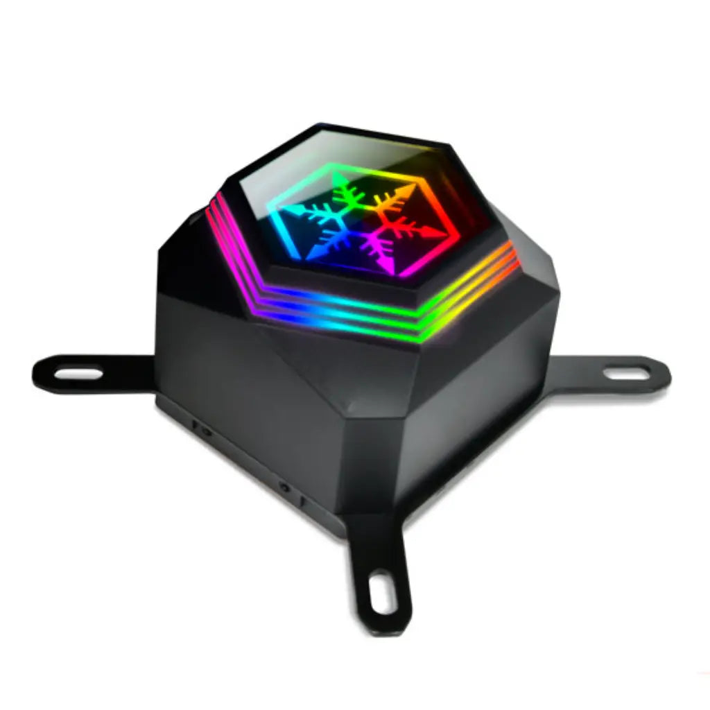 SilverStone Permafrost PF360 ARGB V2 360mm AIO Liquid CPU Cooler with Addressable RGB-tpstech.in