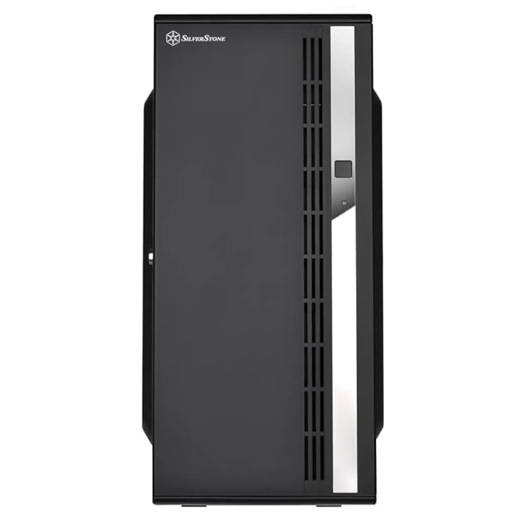 SilverStone SST‑CS380B Mid‑Tower NAS Chassis 8‑Bay Hot‑Swap Dual 5.25″ Bays 3×120 mm Fans-tpstech.in