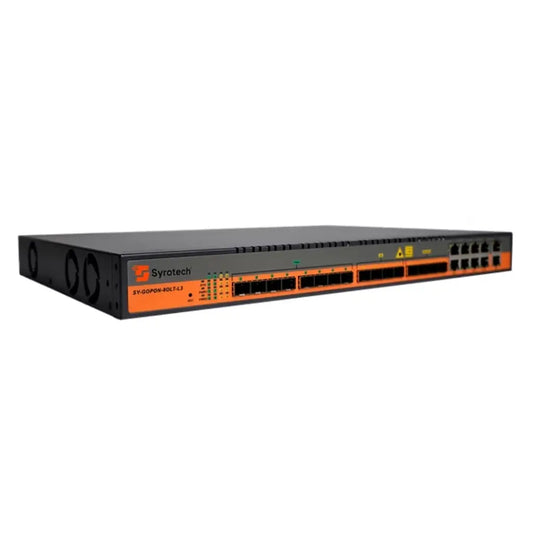Syrotech EPON OLT 8-Port L3 Rack Mount 512 ONUs Support-tpstech.in