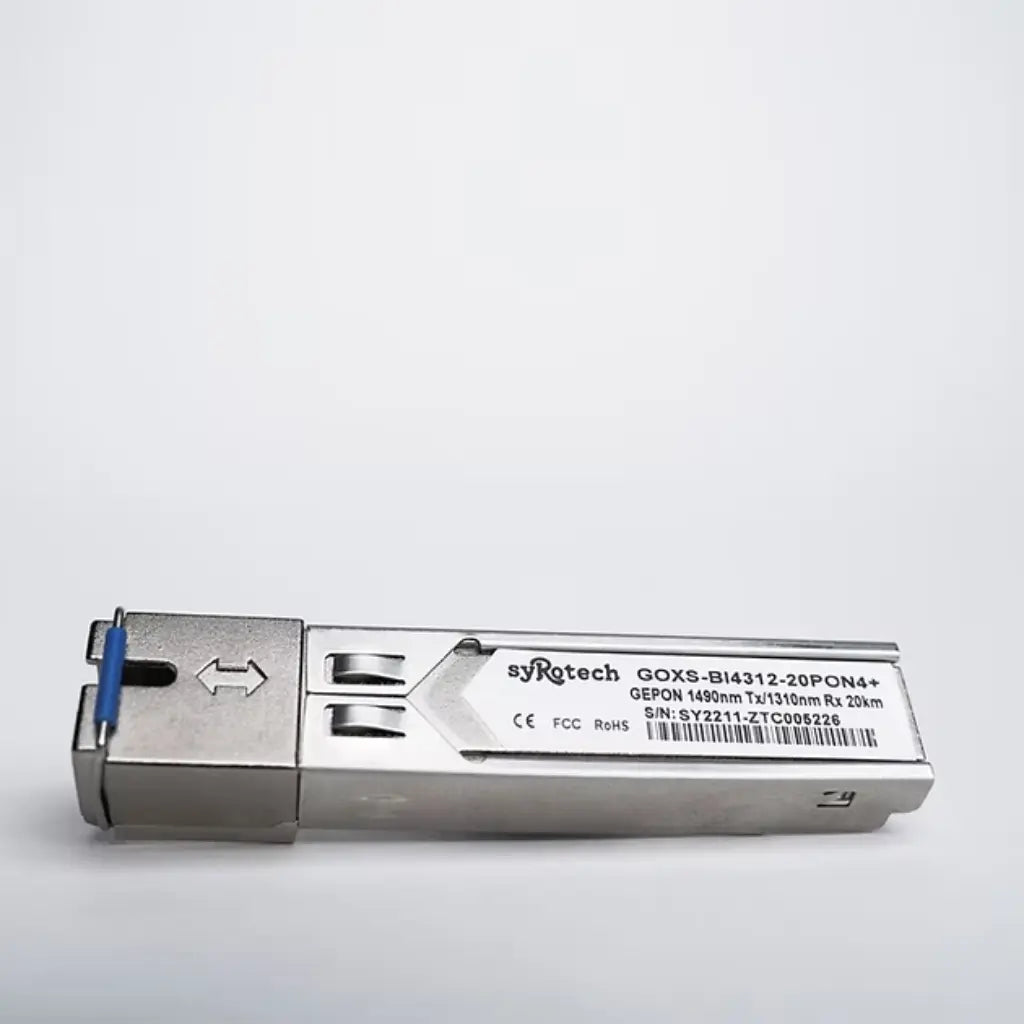 Syrotech EPON SFP Transceiver Module 1.25Gbps SC UPC 20Km 9dB-tpstech.in