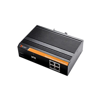 Syrotech SY-4000P-2S-IND Industrial Gigabit PoE Switch with 4 PoE Ports-tpstech.in