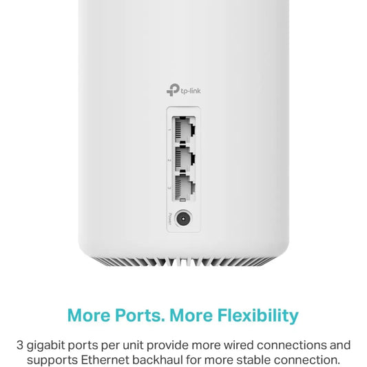 TP-Link AXE5400 Deco XE75 Tri-Band AI-Driven Mesh Wi-Fi 6E System - 3 Pack-tpstech.in