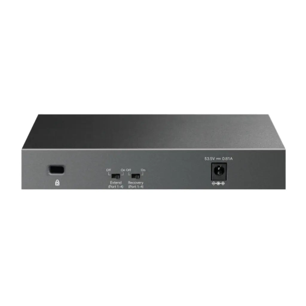 TP-Link LS106LP 6-Port 10/100Mbps Desktop Switch 4 PoE+ Ports 41W PoE Budget-tpstech.in