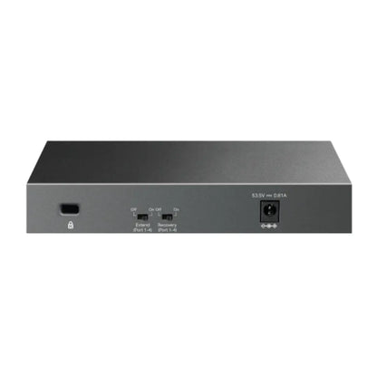 TP-Link LS106LP 6-Port 10/100Mbps Desktop Switch 4 PoE+ Ports 41W PoE Budget-tpstech.in