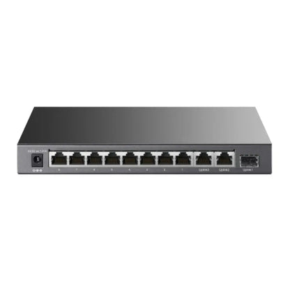 TP-Link TL-SL1311P 8-Port Fast Ethernet + 3-Port Gigabit Desktop PoE+ Switch-tpstech.in