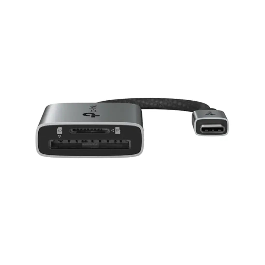 TP-Link UA430C USB 3.0 Type-C to SD & microSD Card Reader Dual Slot UHS-I 200MB/s 2TB Support-tpstech.in