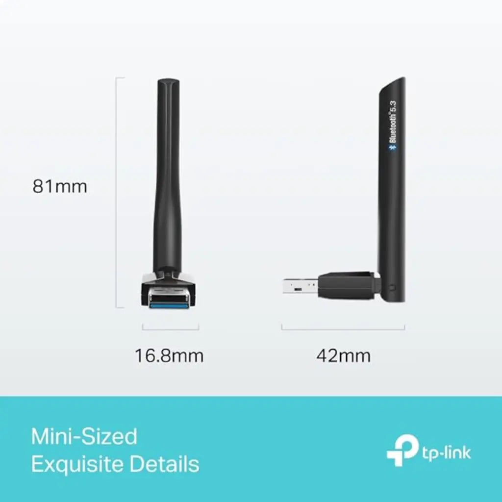 TP-Link UB500 Plus Long Range Bluetooth 5.3 USB Adapter with Adjustable Antenna for Windows PCs-tpstech.in