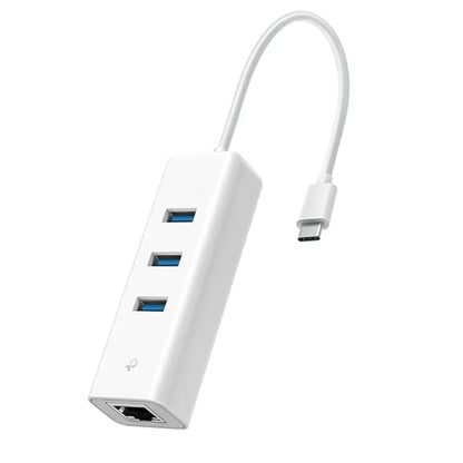TP-Link UE330C USB Type-C 3-Port Hub with Gigabit Ethernet Adapter USB 3.0-tpstech.in