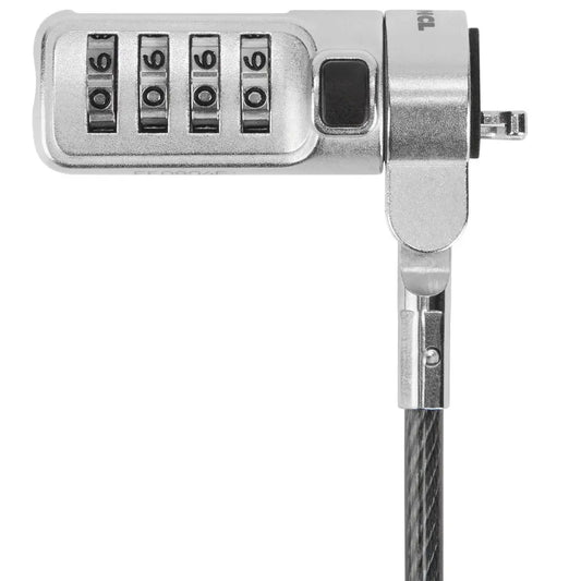 Targus DEFCON® Trapezoid Resettable Combo Cable Lock for Laptops & Tablets with Noble-tpstech