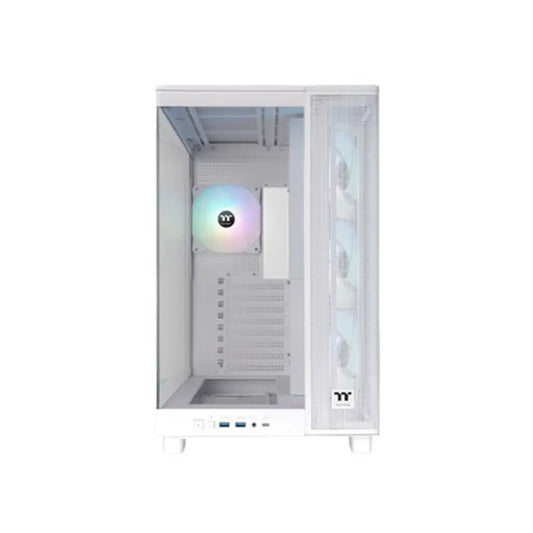 Thermaltake View 380 XL TG ARGB Snow Mid Tower Computer Case-tpstech.in