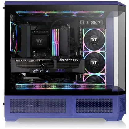 Thermaltake View 600 TG E-ATX Full Tower 4 Tempered Glass Panels Computer Case - Future Dusk-tpstech.in