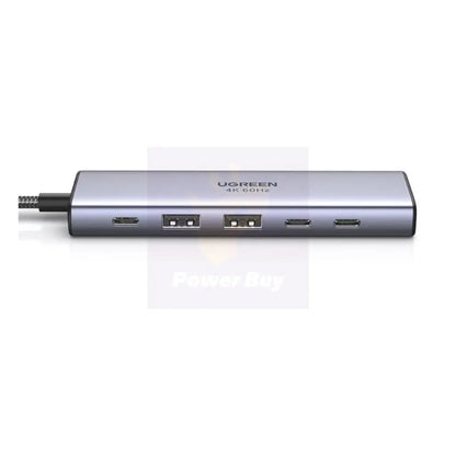 Ugreen 6-in-1 USB-C Multifunctional Adapter with HDMI 4K@60Hz 2 USB-A 3.2 2 USB-C 3.2-tpstech.in
