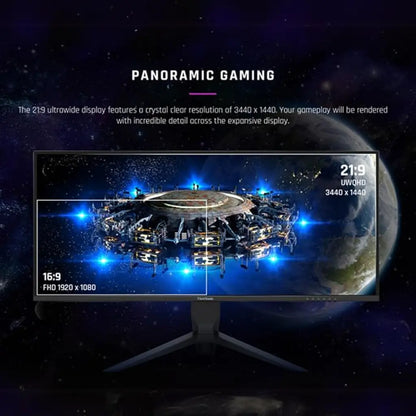 ViewSonic 34″ 165 Hz 1 ms Ultrawide UWQHD Gaming Monitor-tpstech.in