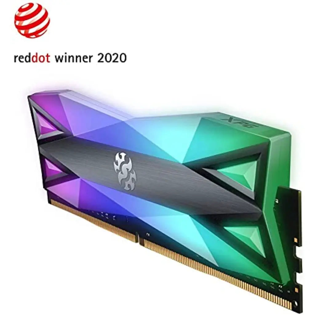 XPG Spectrix D60G 32GB DDR4 RAM (16GBx2) 3600MHz CL18 288-Pin RGB Desktop Memory-tpstech.in