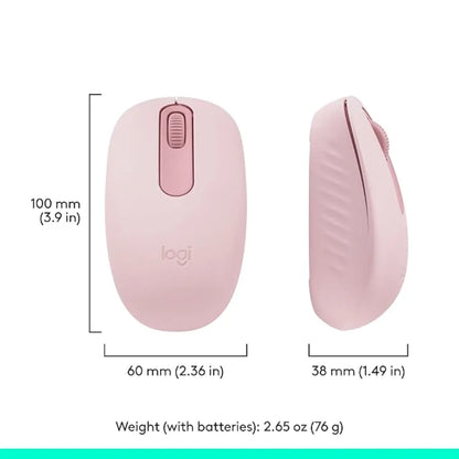 Logitech M196 Bluetooth Wireless Optical Mouse - Rose