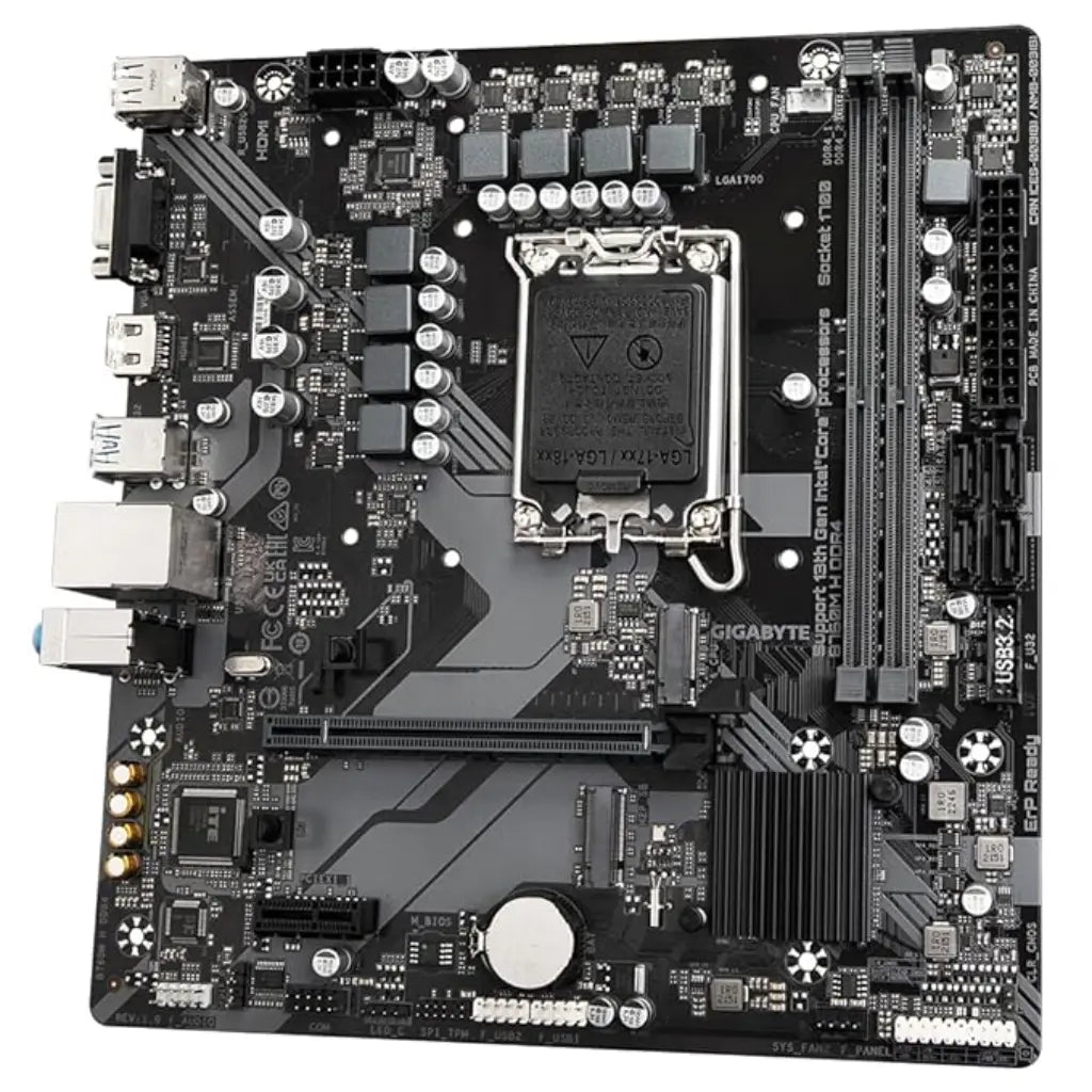 Gigabyte B760M H Intel B760 LGA1700 DDR4 Micro ATX Motherboard