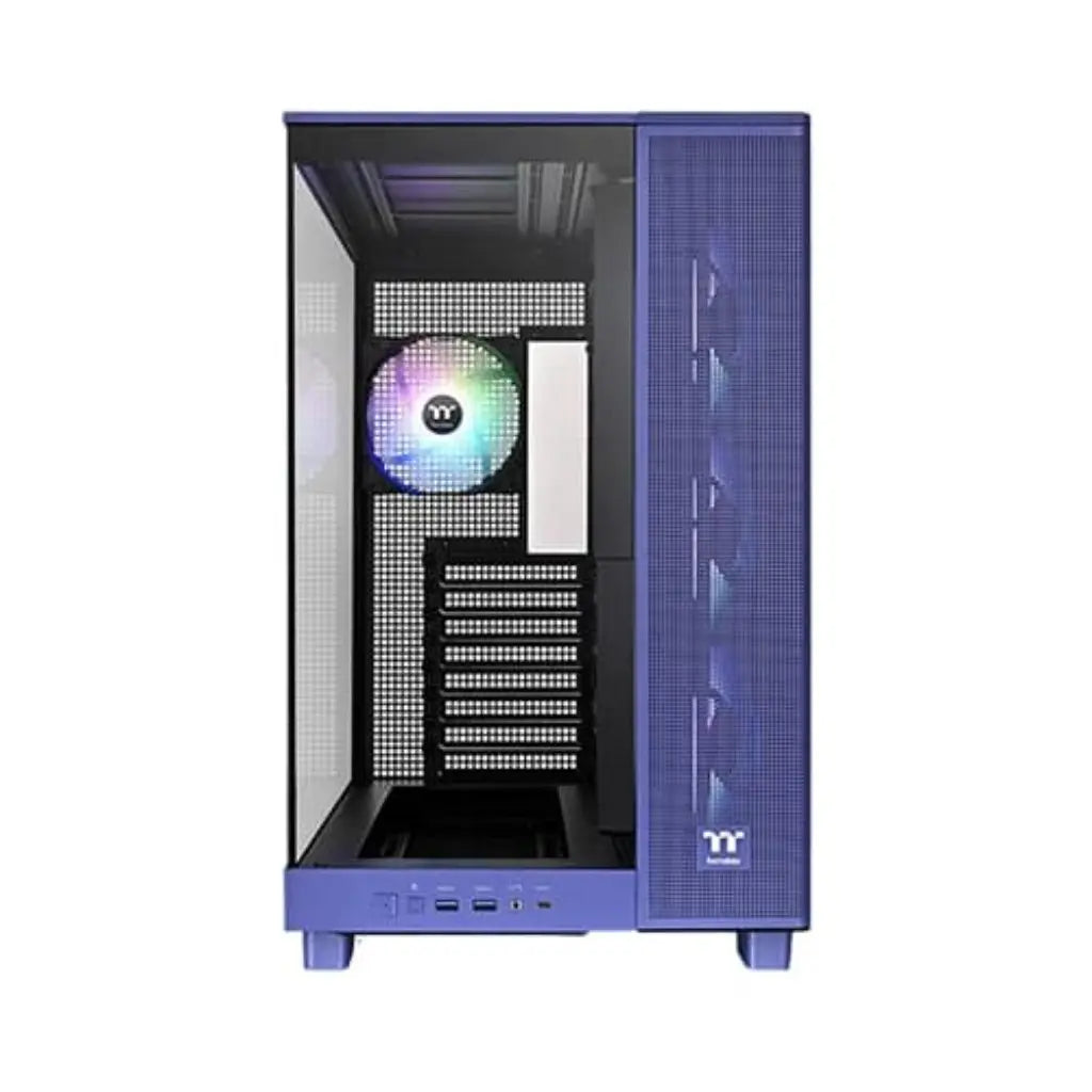 Thermaltake View 380 XL TG ARGB Mid Tower Tempered Glass Computer Case - Future Dusk