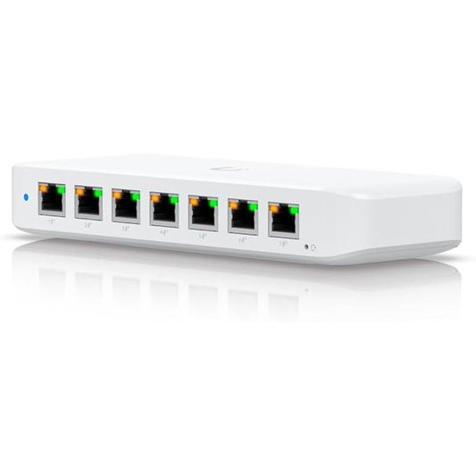 Ubiquiti USW-Ultra-210W Layer 2 8-Port Gigabit PoE Switch Compact Design