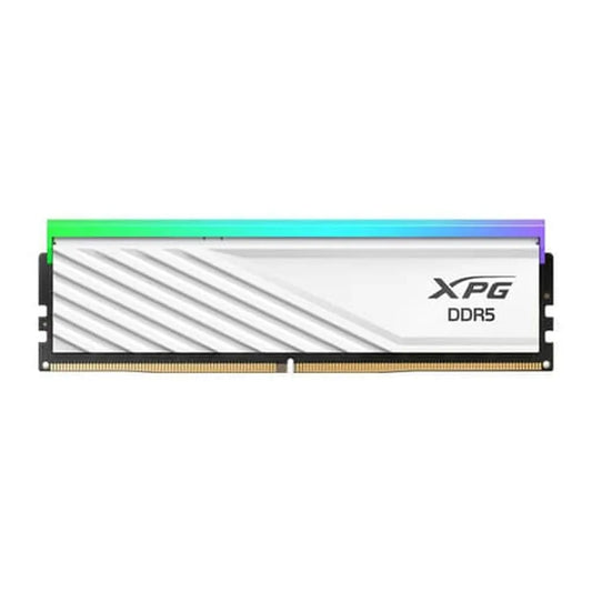 XPG LANCER BLADE RGB 32GB (2x16GB) DDR5 6000MHz CL30 RAM | Intel XMP 3.0 & AMD EXPO | Low Profile Gaming Desktop Memory | White