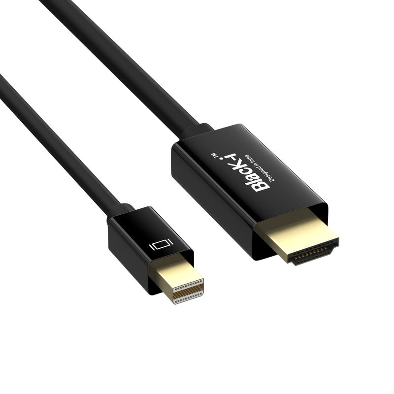 Black-i Mini DisplayPort to 4K HDMI Cable - 1.8 Meter