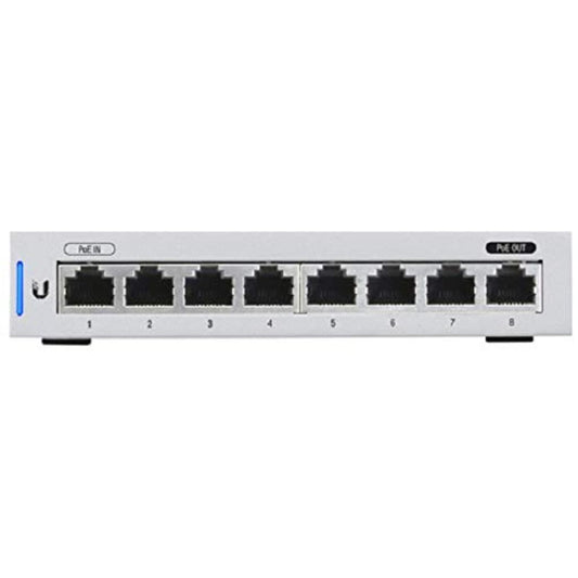 Ubiquiti US-8 Managed Gigabit Switch with 8 Ports and PoE Pass through