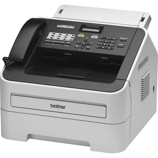 Brother FAX-2840 Monochrome Laser Fax Machine Print Copy with Telephone Functionality