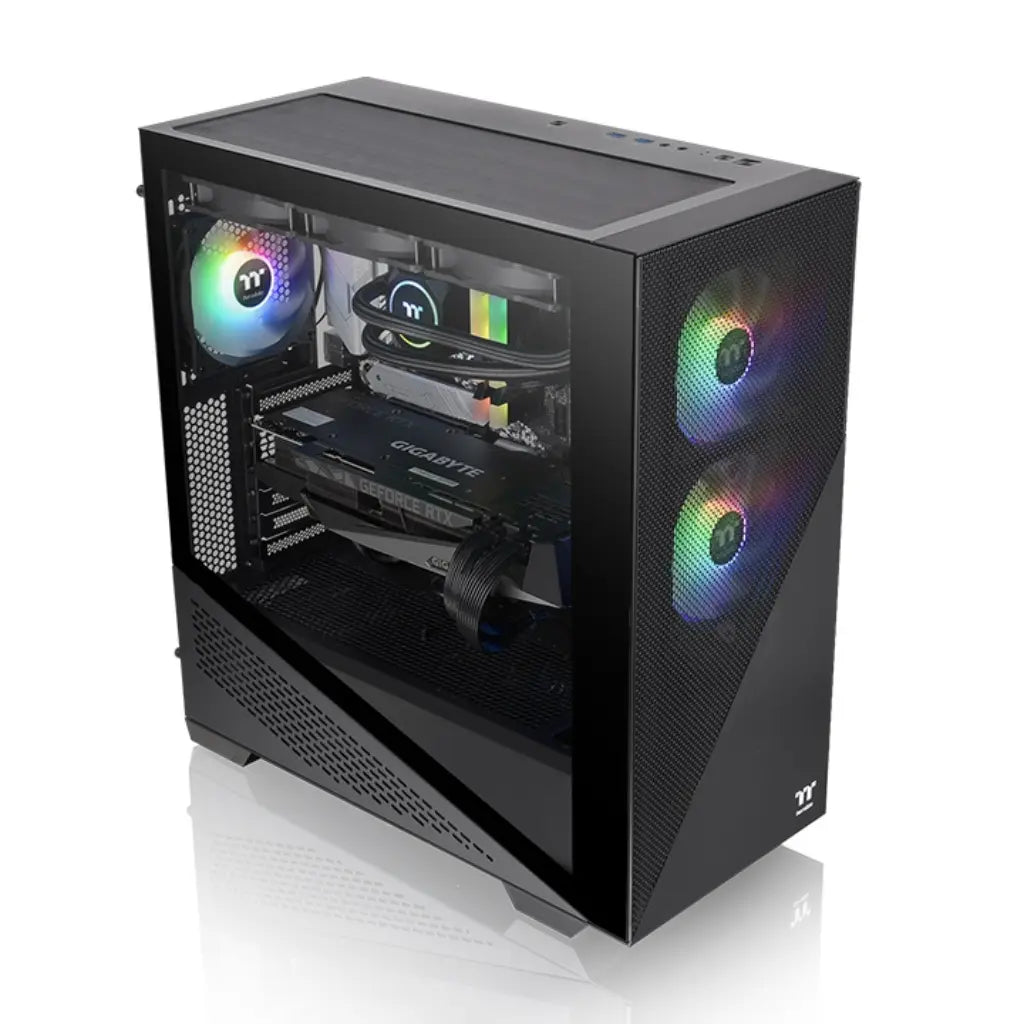 Thermaltake Divider 370 ARGB Mid Tower Tempered Glass Computer Case