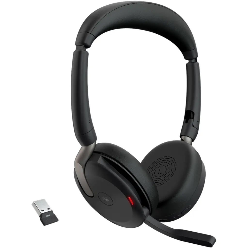Jabra Evolve2 65 Flex MS USB‑A Wireless Headset with ANC & Link 380A