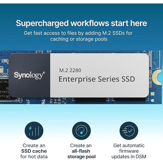 Synology SNV5420 800GB M2 NVMe PCIe SSD for NAS and Caching Workloads