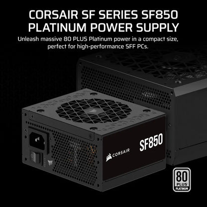 Corsair SF850 850W 80 Plus Platinum Fully Modular SFX Power Supply