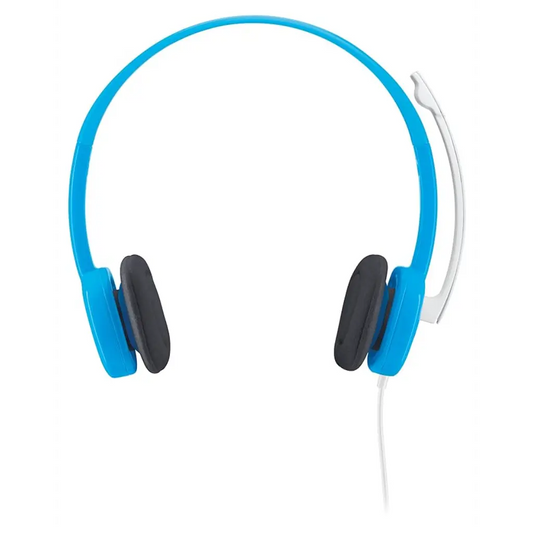 Logitech H150 3.5mm Wired Stereo Headset with Noise-Cancelling Microphone - Blue