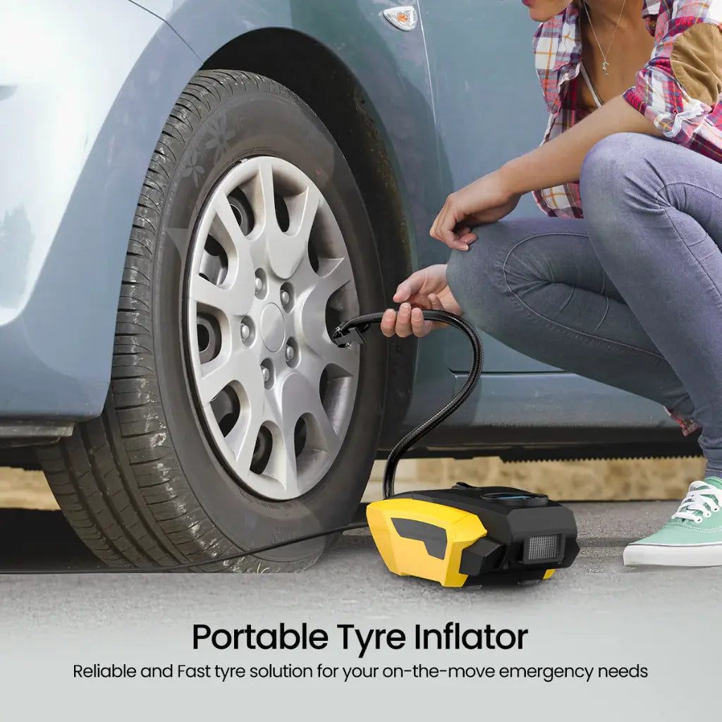 Portronics Vayu Lite POR 2006 150 PSI Digital Tyre Inflator with Auto Shut Off