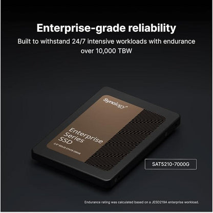 Synology SAT5210 7TB Enterprise Series 2.5" SATA NAS SSD Solid State Drive