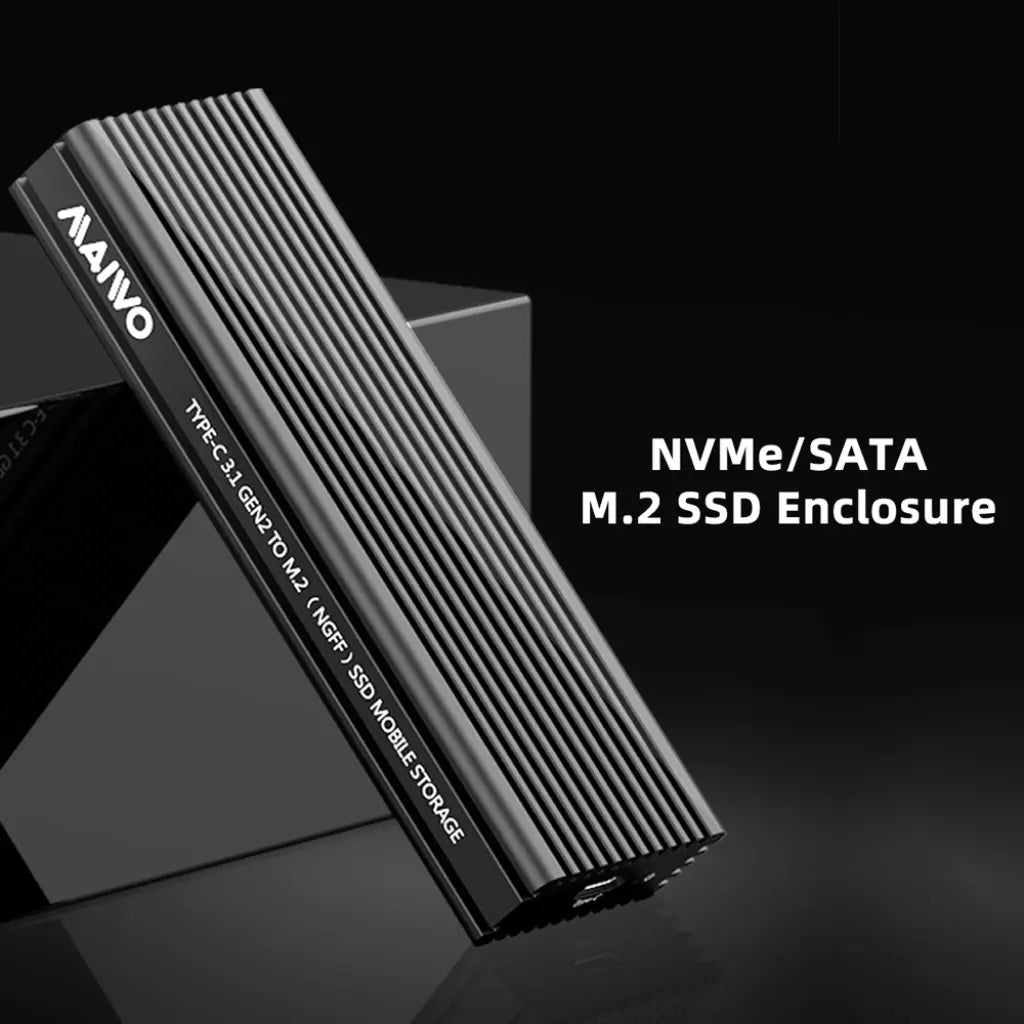 MAIWO K1687P2 USB 3.2 Gen2 Type-C 10Gbps M.2 NVMe SATA SSD Enclosure