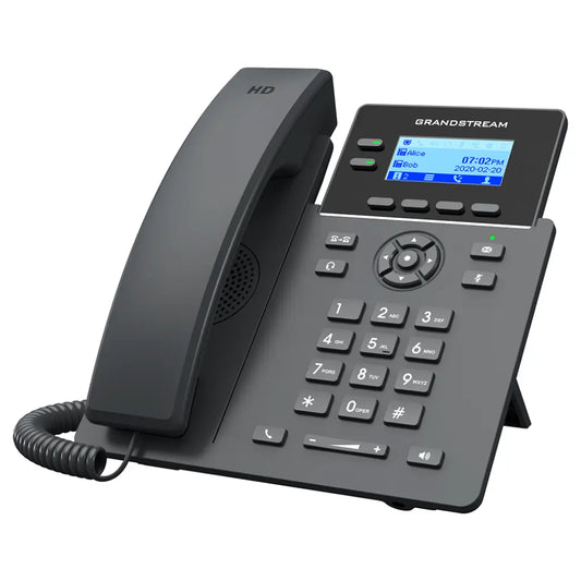 Grandstream GRP2602 Essential 2‑Line IP Phone with HD Audio