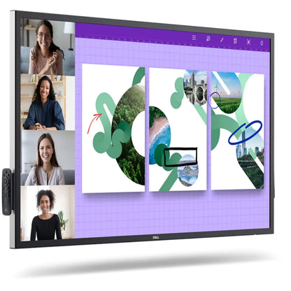 Dell P5524QT 55" 4K UHD Interactive Touch Monitor with USB-C & HDMI