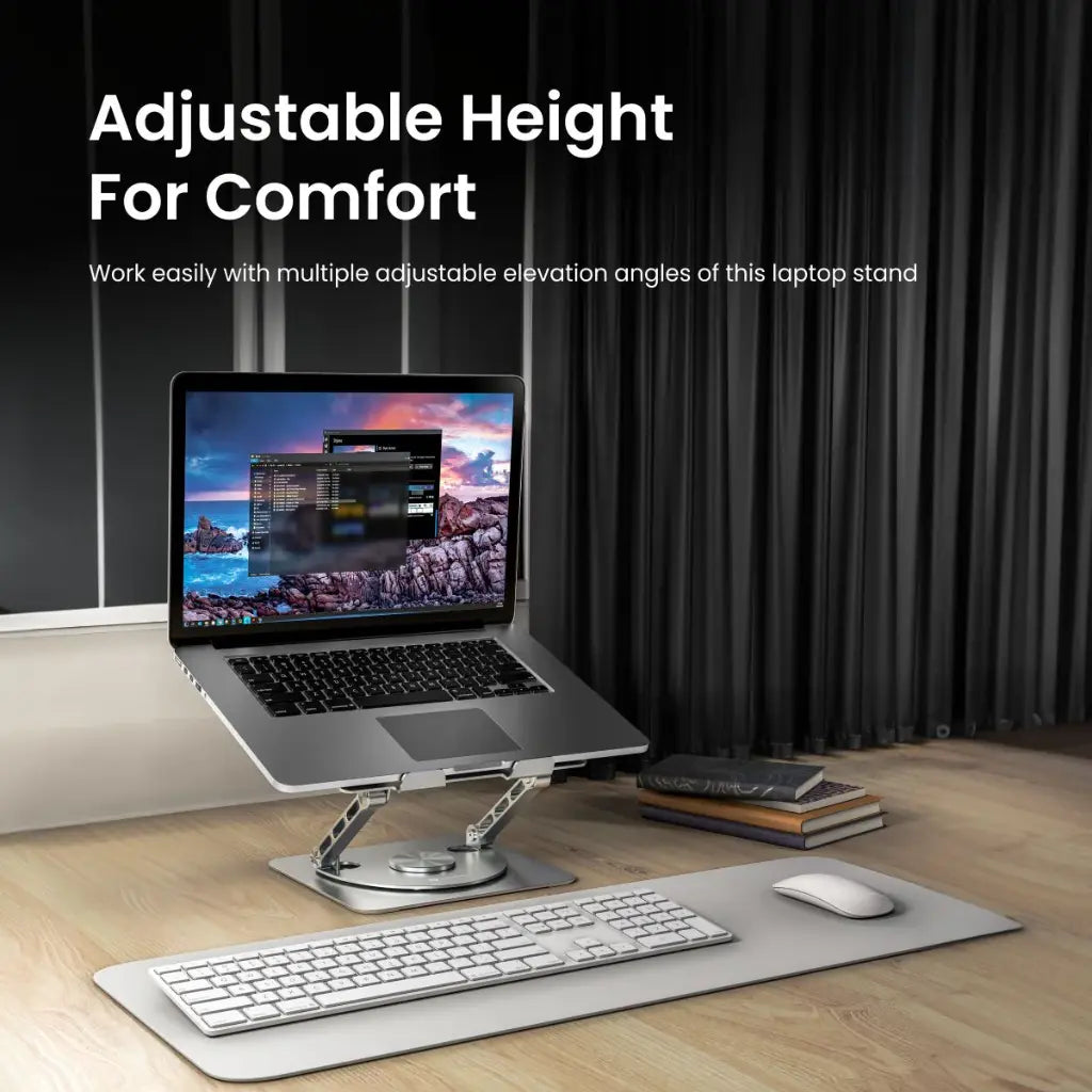 Portronics My Buddy Spinlight POR 2002 Laptop Stand with 1200 RPM Cooling Fan