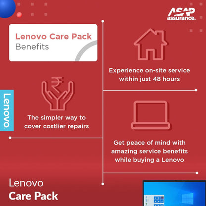 Idea Notebook Mainstream के लिए ऑनसाइट सर्विस के साथ Lenovo 1 साल की वारंटी एक्सटेंशन पैक
