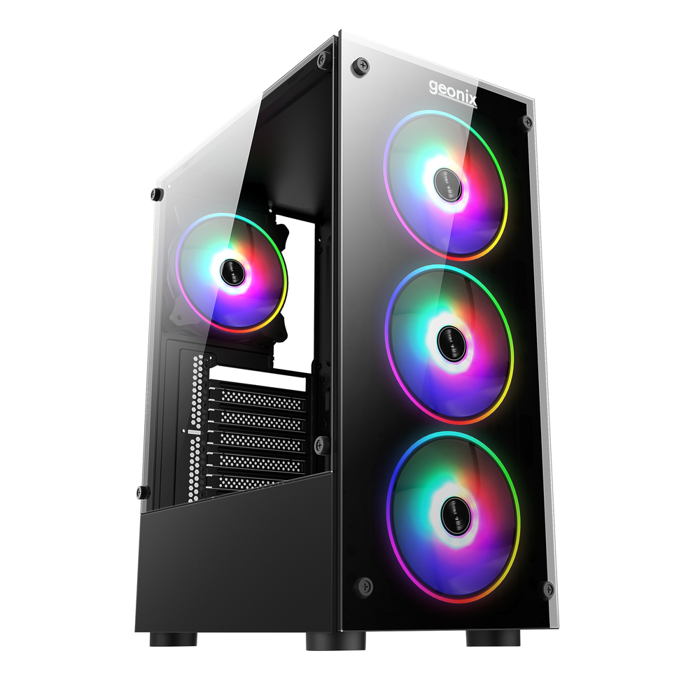 Atx Shop GEONIX X20 Micro ATX Mini ATX ARGB Cabinet Gaming Case - tpstech.in