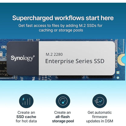 Synology SNV5420 400GB M2 NVMe PCIe SSD for NAS Caching Workloads