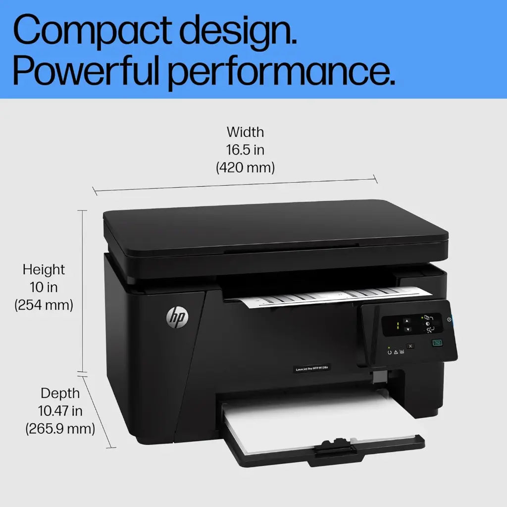 HP LaserJet Pro MFP M126A Plus All‑in‑One (Print,Copy,Scan) Laser Printer