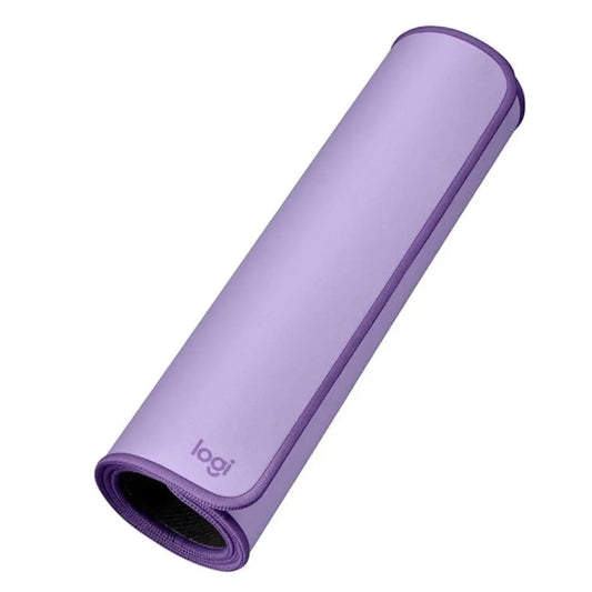 Logitech Desk Mat Studio Series Spill Resistant Anti Slip Soft Fabric Surface - Lavender